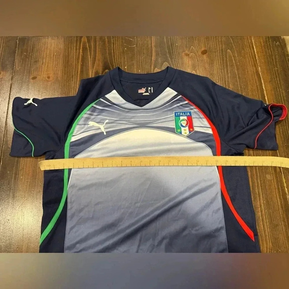 Puma Italy Italia National Team Football Shirt Y2K Football Soccer Jersey - Picture 8 of 10